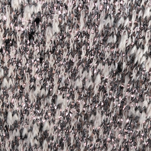 American Rag white grey zip up sweater - Picture 3 of 5